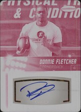 2012 SAGE HIT Autographs Printing Plates Magenta #A95 Donnie Fletcher/1