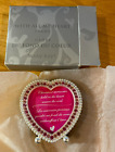 Mary Kay "With All My Heart" Picture Frame ~ Pink Rhinestones ~ Silver Finish