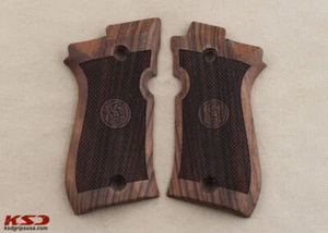 KSD Brand Beretta 81F, 81 FS, 84 F, 84 FS, 84 Cheetah Compatible Walnut Grip - Picture 1 of 1