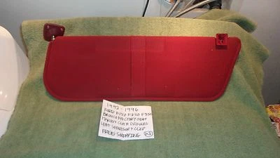 Ford F150 F250 F350 1992-1996 Bronco conductores de fábrica parasol rojo envío gratuito Foto 1 de 4