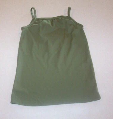 Girl's Faded Glory Olive Green Knit Camisole Top 7/8 - Image 1 of 2