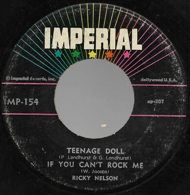 Ricky * by Ricky Nelson (EP, 1957, Imperial) Plays VG - Image 1 of 2