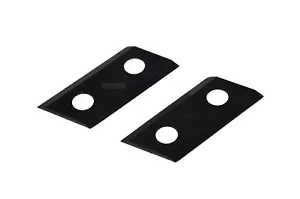 2 X Wendemesser für Einhell BG-KS 2440 2040 / RGH 2040 Häcksler Gartenhäcksler - Bild 1 von 2