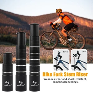 Mountain Bike Handlebar Front Fork Stem Riser Extender Extension Head Up Adaptor - Picture 1 of 16