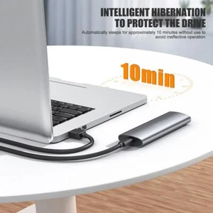 M.2 NGFF SSD Hard Disk Case Enclosure to USB-3.1 External Case Axpa D3N2 O6V9 - Photo 1/8