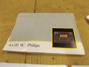 New Genuine Renault 4 x 20w Philips Stereo Handbook  R68 - Picture 1 of 3
