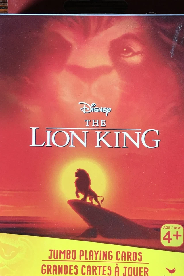 Disney The Lion King Jumbo Playing Cards - Spin Master - New - Image 1 of 1