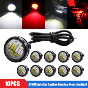 10X 23MM Eagle Eye LED DRL Daytime Running Reversing Light Car Tail Lamp DC 12V - Picture 1 of 8