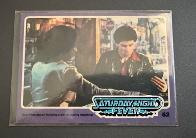 1977 SATURDAY NIGHT FEVER TADING CARDS #52 JOHN TRAVOLTA DONRUSS - Image 1 of 3