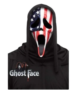 Patriotic Ghostface Mask - Scream - USA - Costume Accessory - One Size - Picture 1 of 1