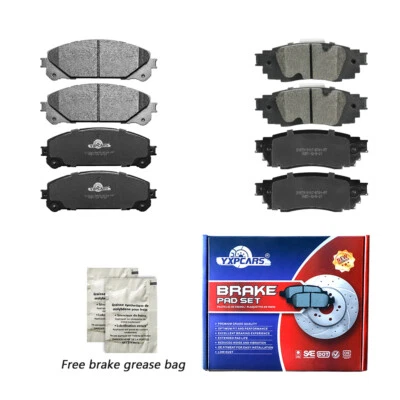 Pastillas de freno delanteras y traseras de cerámica para Lexus RX350 RX350L RX450H RX450HL 2016-2019 Foto 1 de 4