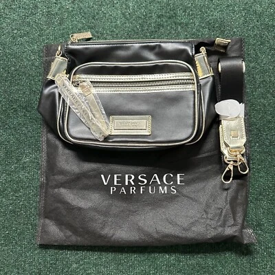Versace Parfums Bag-Shinola Detroit Pouch - Black & Gold  - Image 1 of 4