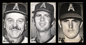 1975 CALIFORNIA ANGELS BASEBALL POSTCARD PC NOLAN RYAN DICK WILLIAMS BILL SINGER - Picture 1 of 1