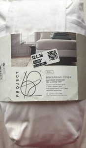 CUBIERTA BOXSPRING COMPLETA PROJECT 62 BLANCA NUEVA EN PAQUETE - Imagen 1 de 2