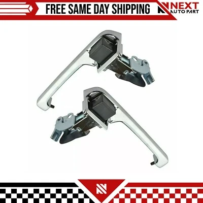 Nuevo juego de manijas de puerta exterior cromadas para Ford Bronco F100 1980-1996 Foto 1 de 4