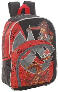 Bakugan Brawlers New Vestroia 16 inch Backpack Black and Red Accessory Innovatio