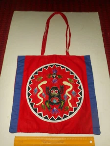 Bolso de Mano Vintage BAI JIA BEI Hecho a Mano RANA SERPIENTE Bordado ARTE POPULAR Chino - Imagen 1 de 12