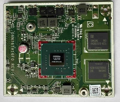 NEW NVIDIA GFX Card MX130 2GB G5 L17313-001 DAN76TH16F0 Rev F GRAPHICS CARD - Image 1 of 2