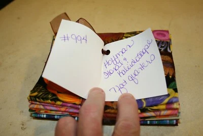 Beautiful Hoffman Floral Kaleidoscope 7 fat quarter bundle #994 - Image 1 of 3