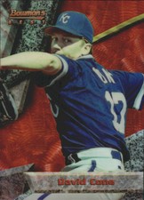 1994 Bowman's Best Refractors Kansas City Royals Baseball Card #R46 David Cone
