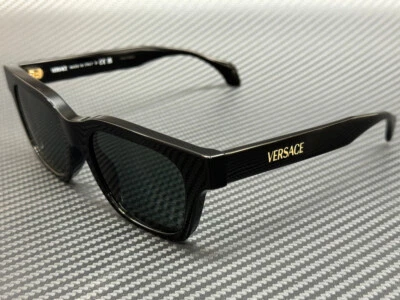 Gafas de sol Versace Ve4486 GB1 87 negras grises 52 mm para hombre Foto 1 de 4