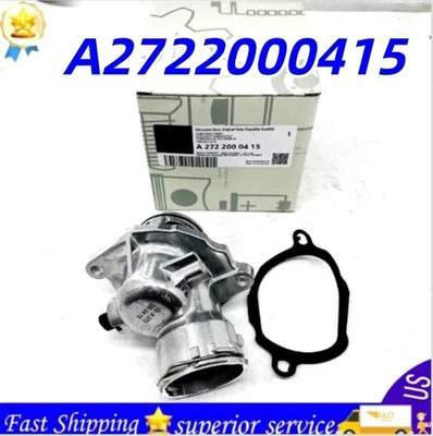A2722000415 Engine Coolant Thermostat Assembly Fits For Mercedes C300 C350 E350 Foto 1 de 4