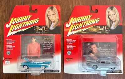 Johnny Lightning Buffy Vampire 2 Coches - Giles Citroen - Xanders Chevy Foto 1 de 4