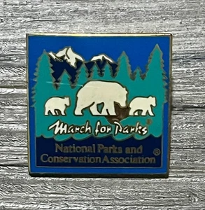 Vintage March for Parks National Parks and Conservation Association Lapel Pin - Picture 1 of 4