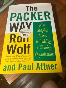 SIGNED: Ron Wolf "The Packer Way" (NFL Hall Famer/1998 HC/1st Edition) LIKE NEW - Picture 1 of 3