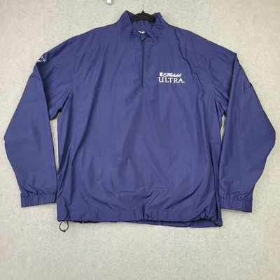 Пуловер мужской Callaway Golf серии X 1/4 на молнии XL синяя ветровка Michelob Ultra - Изображение 1 из 4