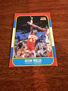 1986 Fleer #126 Kevin Willis Rookie Card. VG - Picture 1 of 2