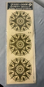 Vintage Meyercord Decalart Glass Door Window Decorative Safety Decals L1120 - Picture 1 of 12