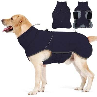 Dog Jackets - Warm Reflective Fleece Vest, Waterproof Windproof Winter Coat f... - Image 1 of 4
