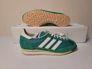 ZAPATOS INFORMALES ADIDAS ORIGINALES PARA MUJER SL72 OG CON CORTE VERDE/MARFIL JQ7397 TALLA: 7 - Imagen 1 de 12