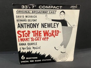 Stop The World I Want To Get Off Anthony Newley Vtg Vinyl 7” Record Excellent! - Picture 1 of 6