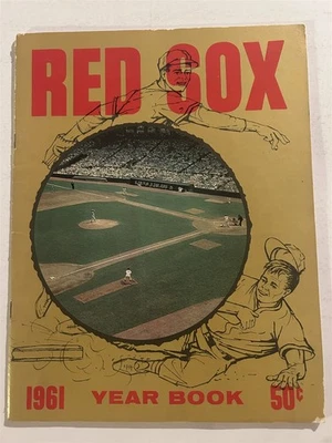 1961 BOSTON RED SOX Yearbook CARL YASTRZEMSKI Frank MALZONE Dick RADATZ Runnels - Image 1 of 4