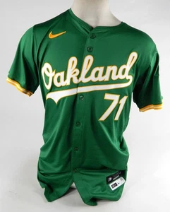 2024 Oakland Athletics Dan Hubbs #71 Game Issued Kelly Green Trikot 42 DP76377 - Bild 1 von 7