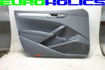 Panel interior de la puerta del conductor delantero izquierdo negro OEM Volkswagen VW Passat 12-19 Foto 1 de 4