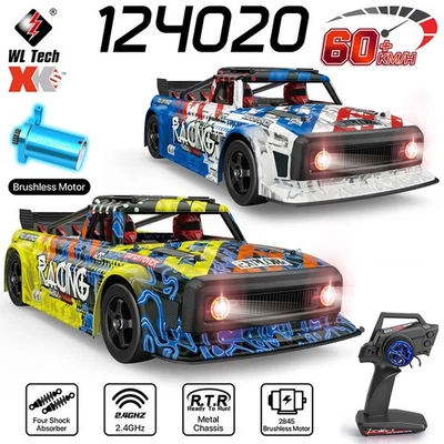 Wltoys 124020 RC Car 1/12 4WD Brushless 60KM/H Remote Control Racing Car Toy Car - Image 1 of 4