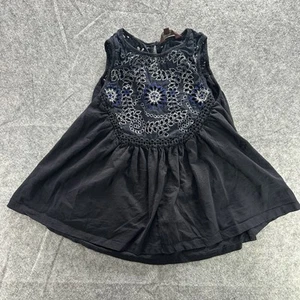 Ranna Gill Kleid Damen XS bestickt Boho Festival Tunika ärmellos Mini - Bild 1 von 13