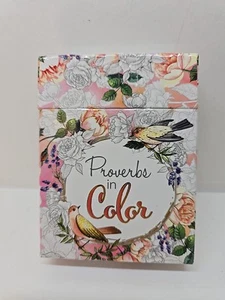 NEW Proverbs in Color Cards to Color and Share SEALED - Imagen 1 de 3