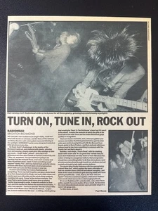 RADIOHEAD - BRIGHTON RICHMOND EARLY REVIEW  | 1993 NME MUSIC PAPER CLIPPING CLP1 - Imagen 1 de 1
