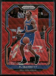 Panini Prizm RJ Barrett Red Ruby Wave #241 New York Knicks 2020-21 - Imagen 1 de 2
