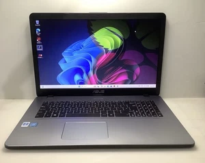 ASUS VIVOBOOK X705,INTEL N4020,8GB RAM,512GB SSD, 17.3inch,WINDOWS 11 PRO 24H2 - Afbeelding 1 van 15
