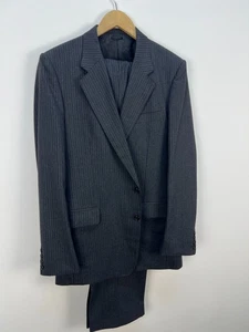 Traje Blazer Pantalones Hombre 40 Christian Dior Monsieur De Colección Lana Rayas 2 Piezas - Imagen 1 de 19