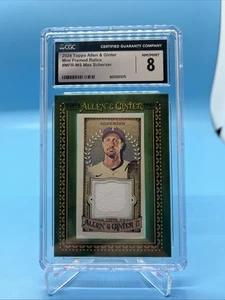 2024 Allen & Ginter Mini Famed Relics Max Scherzer #MFR-MS CGC 8 - Picture 1 of 2