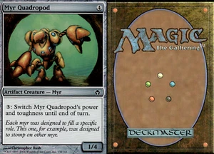 Magic the Gathering -MTG- Myr Quadropod Foil - Picture 1 of 1