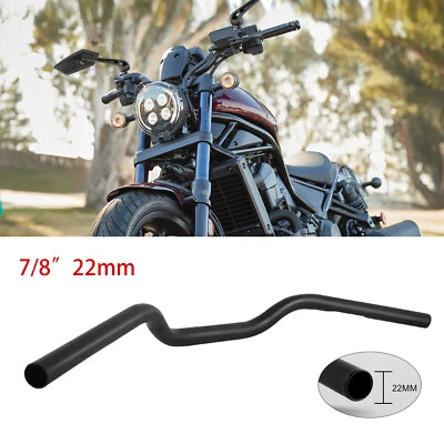 Motorcycle 7/8" Handlebars Tracker Drag Bars Black For 2020-2025 Honda Monkey Foto 1 de 4
