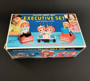 NICE Raggedy Ann & Andy EXECUTIVE SET by The Bobbs Merrill Co - Janex Corp 1975 - Picture 1 of 6