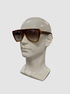 $149 Le Specs Women's Brown Butterfly Sunglasses Shades Size 60-13-145 - Picture 1 of 4